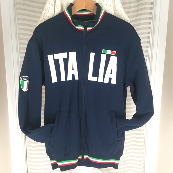 Naqi Italia Zip Up Sweater size Large - Picture 2 of 6
